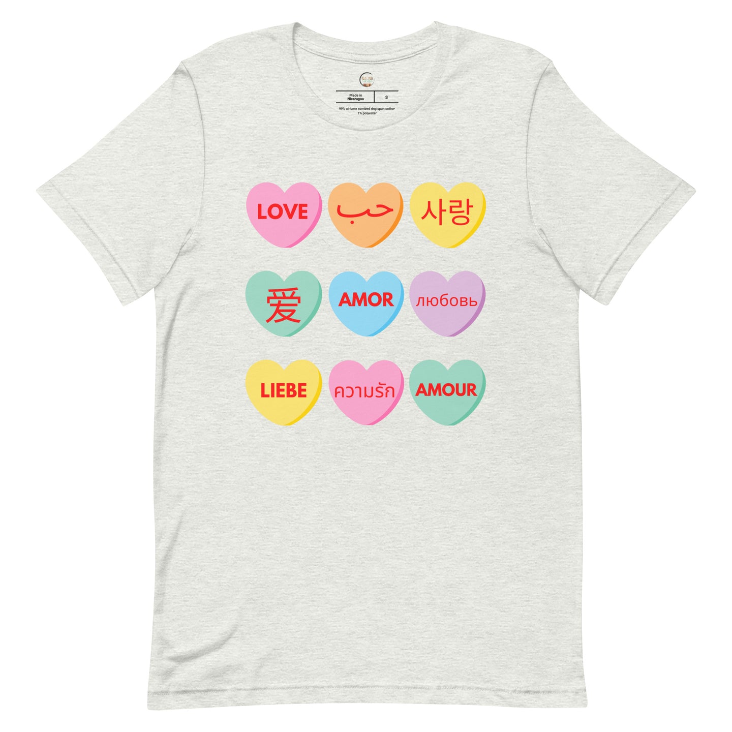 Love in Every Language Valentine's Day Shirt